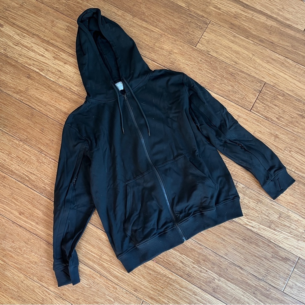 IV Black Zip-Up Hoodie